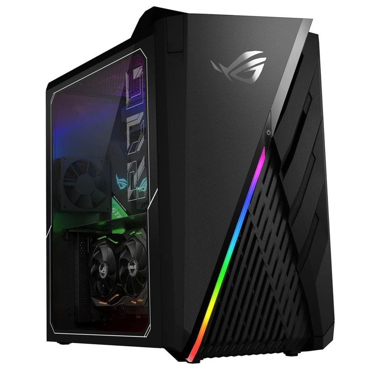 ROG Strix GA35 Gaming Desktop PC, GeForce RTX 3090, AMD Ryzen 9 5900X, 32GB DDR4 RAM, 1TB PCIe SSD + 2TB HDD, Dual Hot-Swap SSD Bays, ROG Scope & Chakram, Windows 11 Professional, GA35DX-XH999