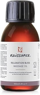 Naissance Relaxation Bliss Massage Oil 100ml – Calming Lavender & Soothing Chamomile Oil – Destressing Aromatherapy Massage Oil for Relaxation, Sleep, Stress & Muscle Relief