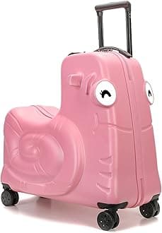 Kids Luggage, Kids Ride-on Luggage with Spinner Wheels Suitcase, Kid's Ride-On Suitcase Help Your Child Relax, Carry On Trolley Luggage with Password Lock