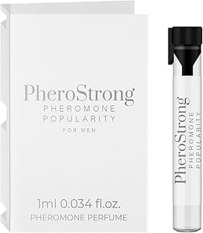 PheroStrong Popularity for Men - Extra Strong Sex Pheromones Perfume For Man to Attracted Woman long lasting cologne men - Feromonas para hombre atraer mujeres - Fragances Sampler Travel Size 1ml