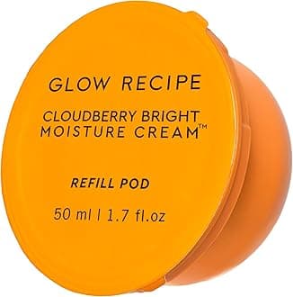 Glow Recipe Cloudberry Bright Cream Refill Pod – Ultra Moisturizing Korean Face Cream for Women with CoQ10, Multi Peptides & Vitamin C to Brighten, Repair Skin Barrier & Even Skin Tone (50 ml)