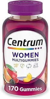 MultiGummies Gummy Multivitamin for Women, Multivitamin/Multimineral Supplement with Vitamin D3, B and Antioxidants, Assorted Fruit Flavor - 170 Count