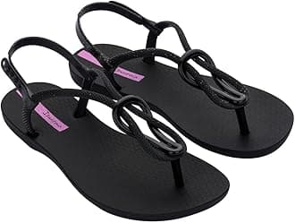 Ipanema Women's Trendy Sandals - Comfortabe and Stylish T-Strap Flat Sandals with Adjustable Ankle Strap Closure