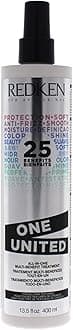 Redken Multi-Benefit-Treatment, Moisturising Care Spray for All Hair Types, Heat Protection & Anti-Hair Breakage, One United, 1 x 400 ml