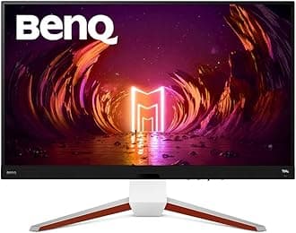 BenQ MOBIUZ Gaming Monitor 32" 4K UHD 144Hz EX3210U 1ms w/Remote | IPS | HDRi | AdobeRGB | P3 | Freesync Premium Pro | Height, Swivel & Tilt | 2.1 Audio & Subwoofer | Noise-Cancelling Mic | HDMI 2.1