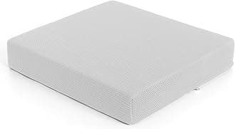 Gildoveo 18x16x3 Memory Foam Seat Cushion with Zipper,Chair Cushion with Non-Slip Backing,Breathable Office Chair Cushion/Stadium Seat Cushion/Cushion Lab/Wheelchair Cushions（Grey）