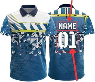 Dika SportsCustom Add Name and Number Jersey for Men Cricket t-Shirt | 2 Year to 5XL