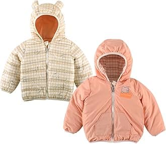 Bold N Elegant Cartoon Print Reversible Winter Standard Length Puffer Jacket For Kids Hooded Coat Jacket With Fleece Lining For Boy's & Girls