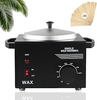 Black Single Wax Heater