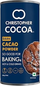 Dark Cacao Powder, Unsweetened, 200g (Bake, Cake, Hot Chocolate, Drinking Shakes)