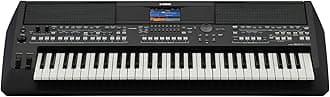 Yamaha PSRSX600 61 Key Arranger Keyboard with Multiple Styles and Voice Assignable Live Control Knob, Black