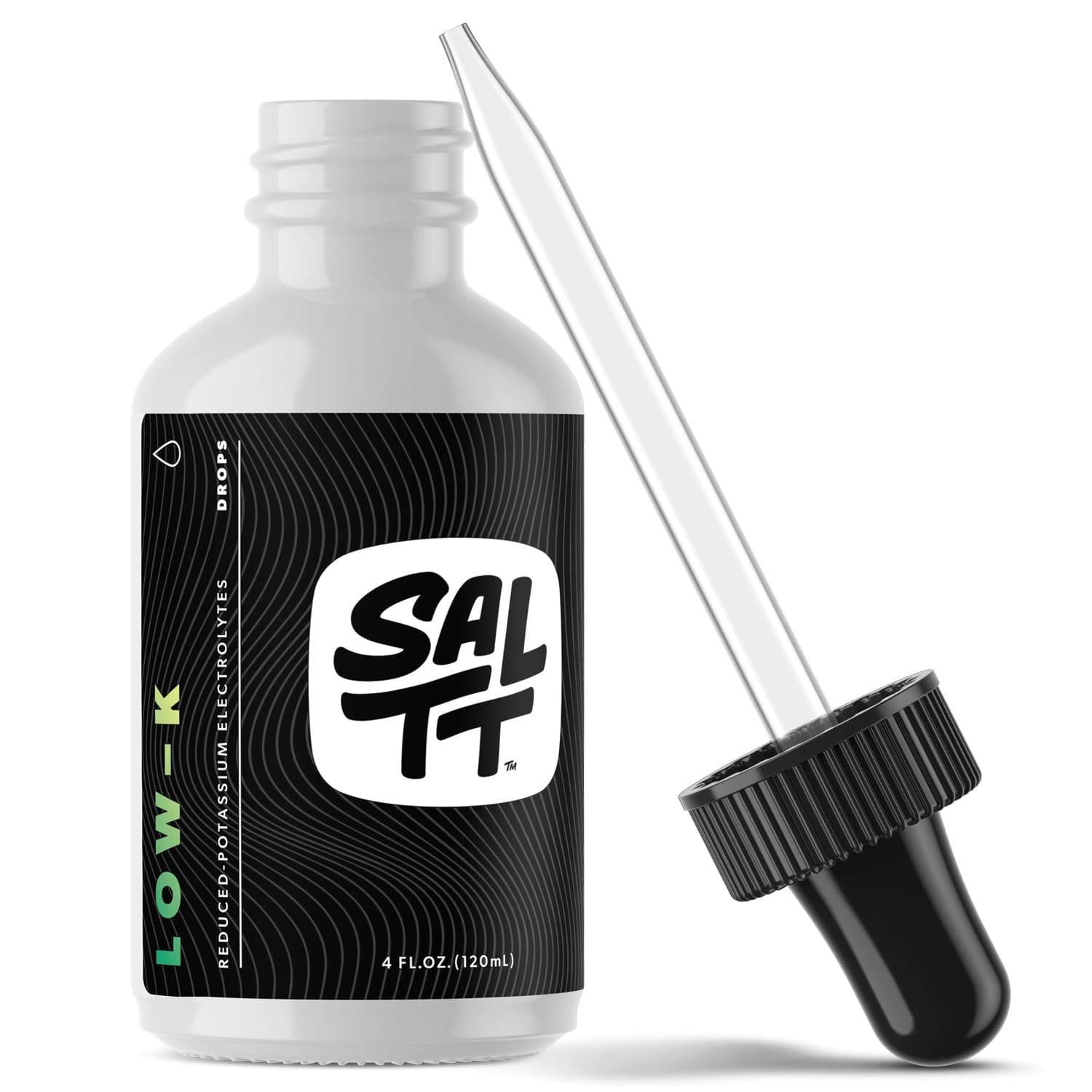 SALTT Low-K Fasting Drops | Sodium and Ionic Magnesium Fasting Supplement | Intermittent Fasting Mineral Supplements | Electrolyte Replenisher | 120ml Dropper Bottle