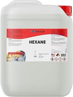 DIYChemicals Hexane –- High Purity Laboratory Grade Industrial Nonpolar Solvent for Cements, Ink, Botanical Plant Extraction - Made in USA - 1 Pint (16 fl oz)