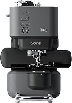 Brother Skitch Single-Needle Embroidery Machine powered by the required Artspira mobile app, 4” x 4” Embroidery Area, Bluetooth Connected