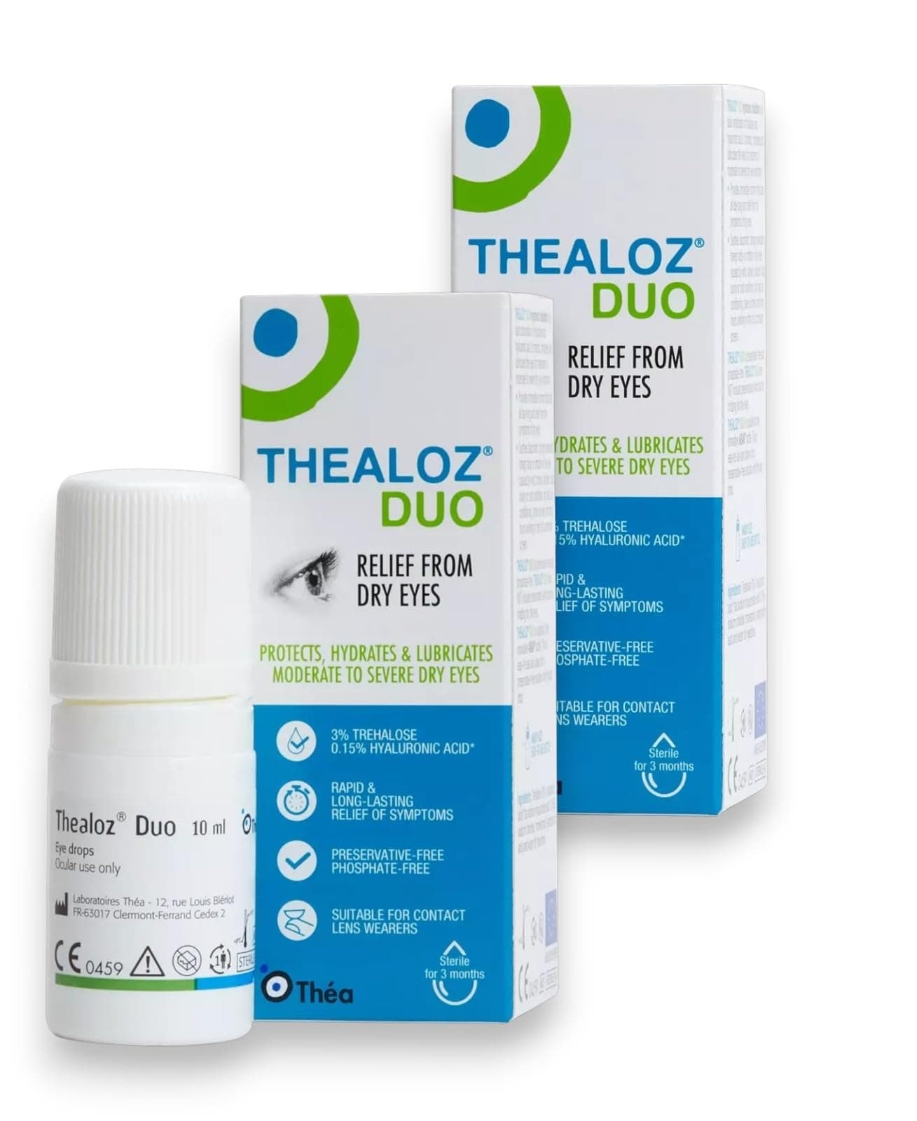 Duo Eye Drop 10ml,2 Packs 10 ml Each