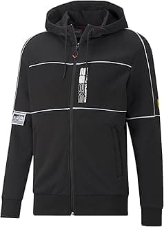 PUMA Men's Standard Scuderia Ferrari Race Hooded Sweat Jacket