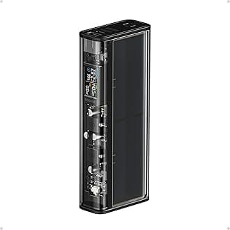 SHARGEEK 140 Power Bank, 140W Output 20000mAh Portable Charger with Screen Display, Transparent, USB C& USB A Port Laptop Power Bank for iPhone 17/16/15/14 Series MacBook Steam Deck