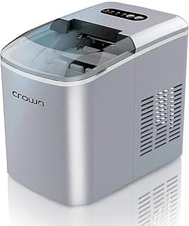 Instant 12kg/24Hours Counter Top Compact Ice Maker Machine, IM-162, Silver, 1 Year Brand Warranty