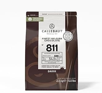 Recipe No. 811 Finest Belgian Dark Chocolate With 54.5% Cacao, 5.51 Pound