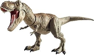 Mattel Jurassic World Toys Bite 'n Fight Tyrannosaurus Rex in Larger Size with Realistic Sculpting, Articulation & Dual-Button Activation for Tail Strike and Head Strikes, Ages 4 and Older