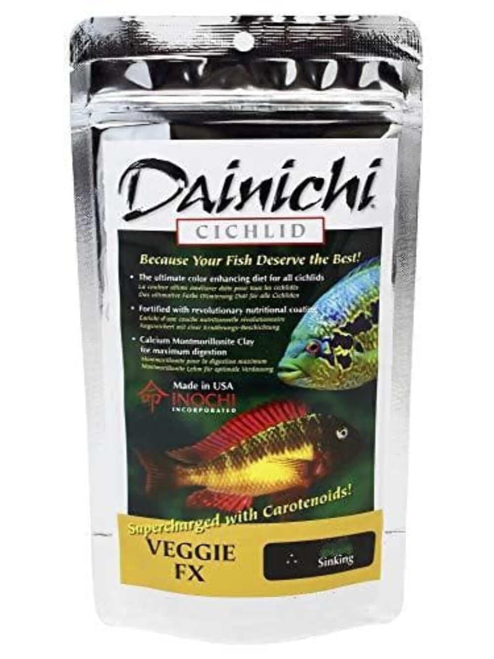 Dainichi Cichlid Veggie FX Sinking Pellets