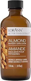 LorAnn Oils Almond Bakery Emulsion, 4 ounce bottle