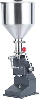 KIMTEM Pneumatic&Manual Paste Liquid Filling Machine Bottle Filler Machine 20-110ml Bottle Filling Machine Stainless Steel A03 Plus