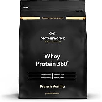 Protein Works - Whey Protein 360 | Premium Whey Shake | Whey Protein Powder Blend | No Added Sugar Protein Shake | 80 Servings | French Vanilla | 2.4kg