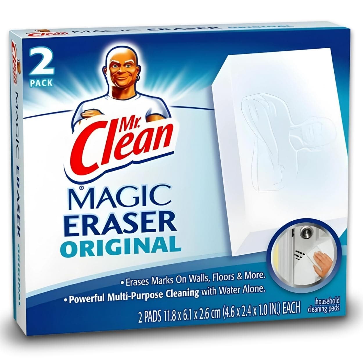 Mr Erase and Renew Magic Eraser, Original, 2 Count