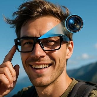 Kestrel 4K - 4K UltraHD Camera Video Recording Eye Glasses Covert Hidden Undetecable Cameta Glasses (128GB)