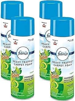 Heavy Traffic Carpet Foam, Gain, 22oz (Pack of 4), 14399