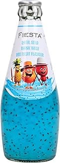 FIESTA Basil Seed Drink With Mix Fruit Flavour | Flavor Drink with Basil Seed, Ready to Serve | Full of Fruit Fibres, Energy Booster Drink - 290 Ml_Pack of 1