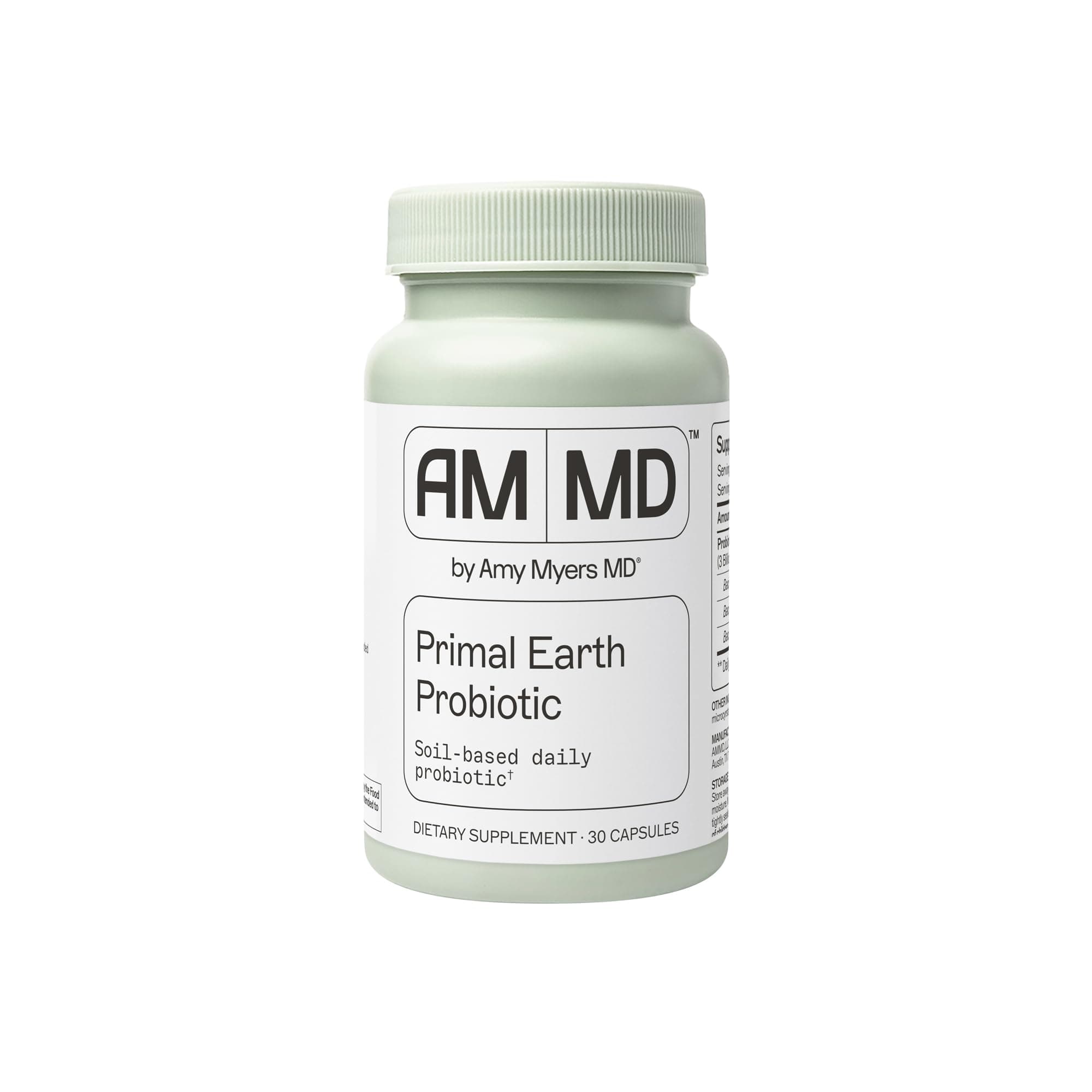 - Amy Myers MD Primal Earth Probiotic - Digestive & Immune Support Supplement - Soil-Based Probiotic - Gluten-Free & Non-Dairy - Paleo-Friendly Adult Health Supplement - 30 Capsules