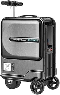 Airwheel SE3miniT 20 Inch Electrical Riding On Suitcases Luggage Scooters Carry On Smart Luggage (black)
