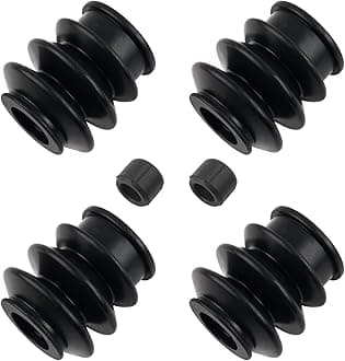 4PCS Brake Caliper Pin Bushing Kit,Rubber Brakes Calipers Slide Pins Bushing for Sealing,Durable Caliper Pin Boots Car Accessories Compatible with Honda,Chevrolet,Pontiac