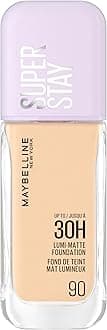 New York 30H Lumi Matte Foundation, Long-Lasting Ultra Fresh Look with Matte Finish, Buildable & Light Reflecting Foundation, Colour: 90 Very Bright Light, Neutral, Superstay