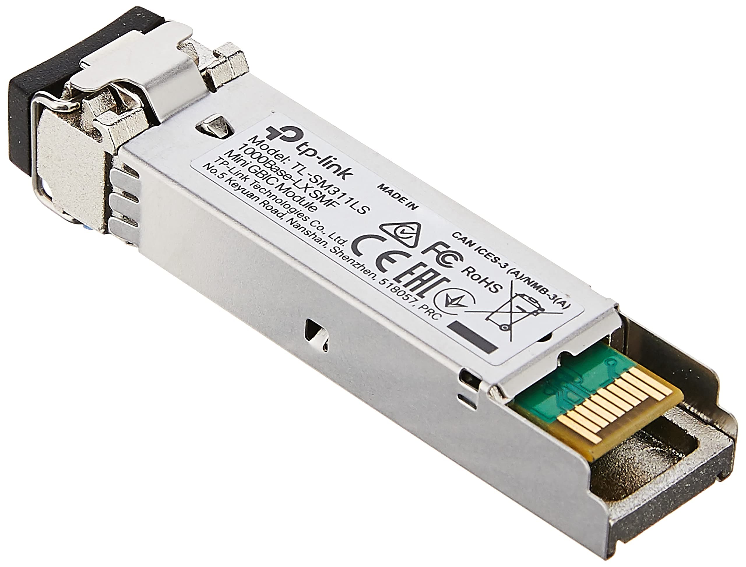 Gigabit Sfp Module | 1000Base-Lx Single-Mode Fiber Mini GBic Plug And Play Lc/Upc Interface Up To 10Km Distance (Tl-Sm311Ls)