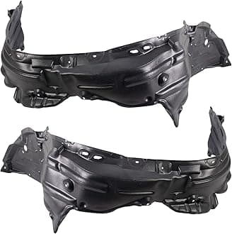 TRQ Front Inner Fender Liner Set Compatible with 2016-2018 Toyota Prius TO1248207 TO1249207