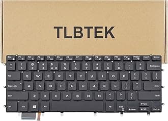 Backlight Laptop Keyboard Replacement Compatible with Dell XPS 15 7558 7568 7590 15-9000 9550 P56F 9560 9570 N7547 N7548,Inspiron 15 7558 7568 P55F Laptop