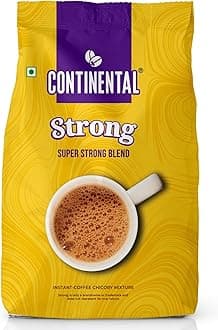 - Continental Strong Instant Coffee Powder | 1 Kg Bag | Instant Coffee with Bold Flavor | Rich Aroma | Perfect for Espresso, Cappuccino, and Black Coffee Lovers | Makes Up To 1000 Cups
