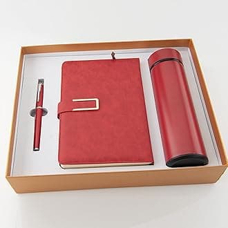 Luxurious Gift Box Set for Men and Women Office Notebook With Pen and Insulated Stainless Steel Bottle Fashion Upscale Business Stationery Gift Set