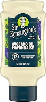 Mayonnaise Avocado Oil Mayo Keto Diet & Paleo Diet Certified Gluten Free & Non-GMO Project Verified Condiment 12 oz
