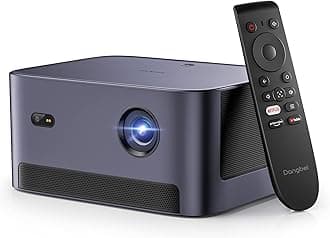 DangbeiNeo DLP Projector 1080P Full HD, 540 ISO Lumens, Official Netflix, Auto Focus & Keystone, Dolby Audio, 120" Screen, Mini Smart Projector with Wi-Fi & Bluetooth for Home Cinema and Office Use