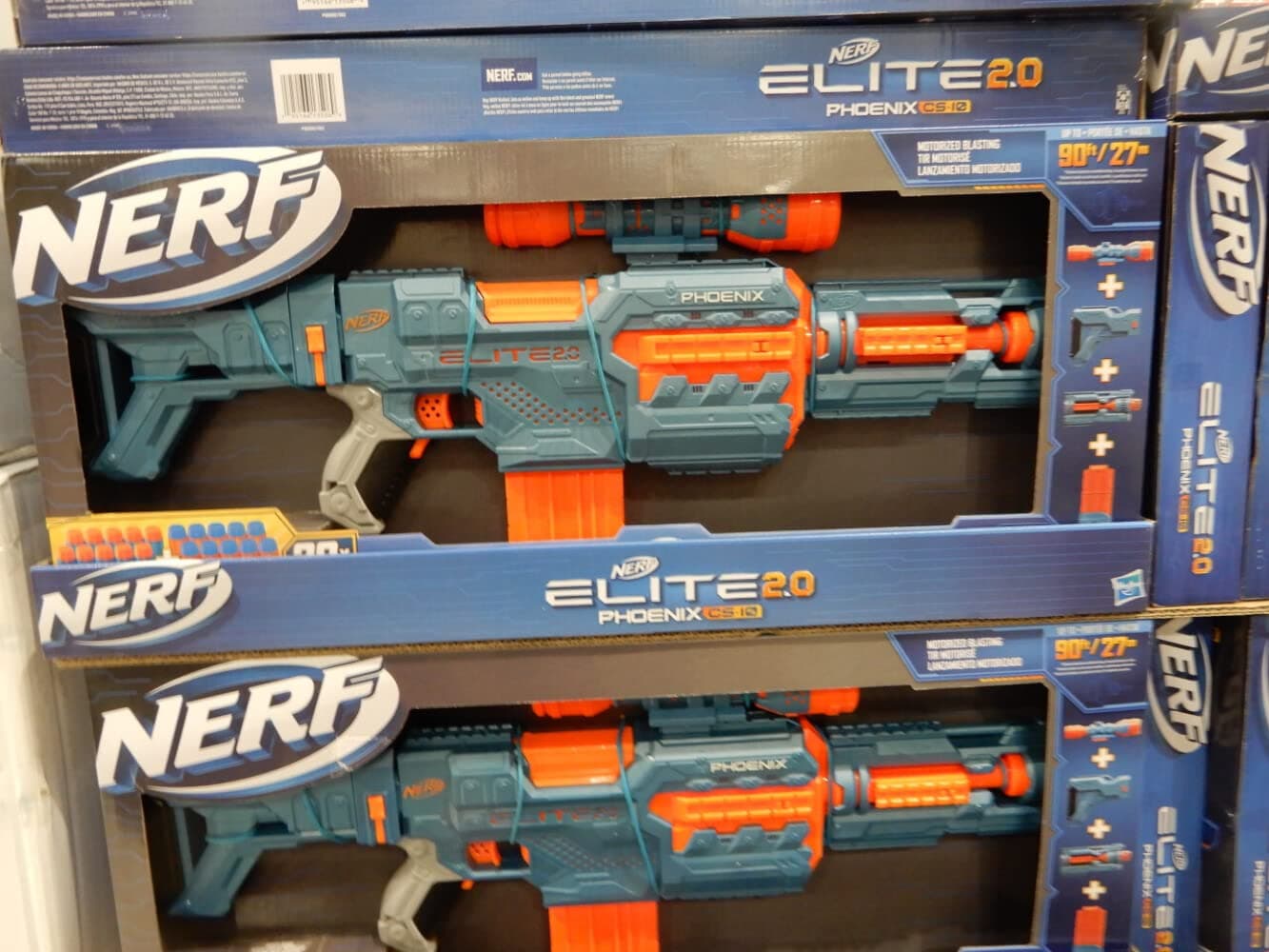 NERF CS-10 Phoenix Elite 2.0 Motorized Foam Dark Blaster