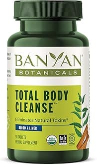Organic Total Body Cleanse – Systemic Detox & Metabolic Reset Supplement – with Manjistha & Amla for Liver and Blood Purity – 90 Tablets – USDA Organic