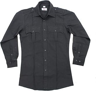First Class 100% Polyester Long Sleeve Zippered Uniform Shirt
