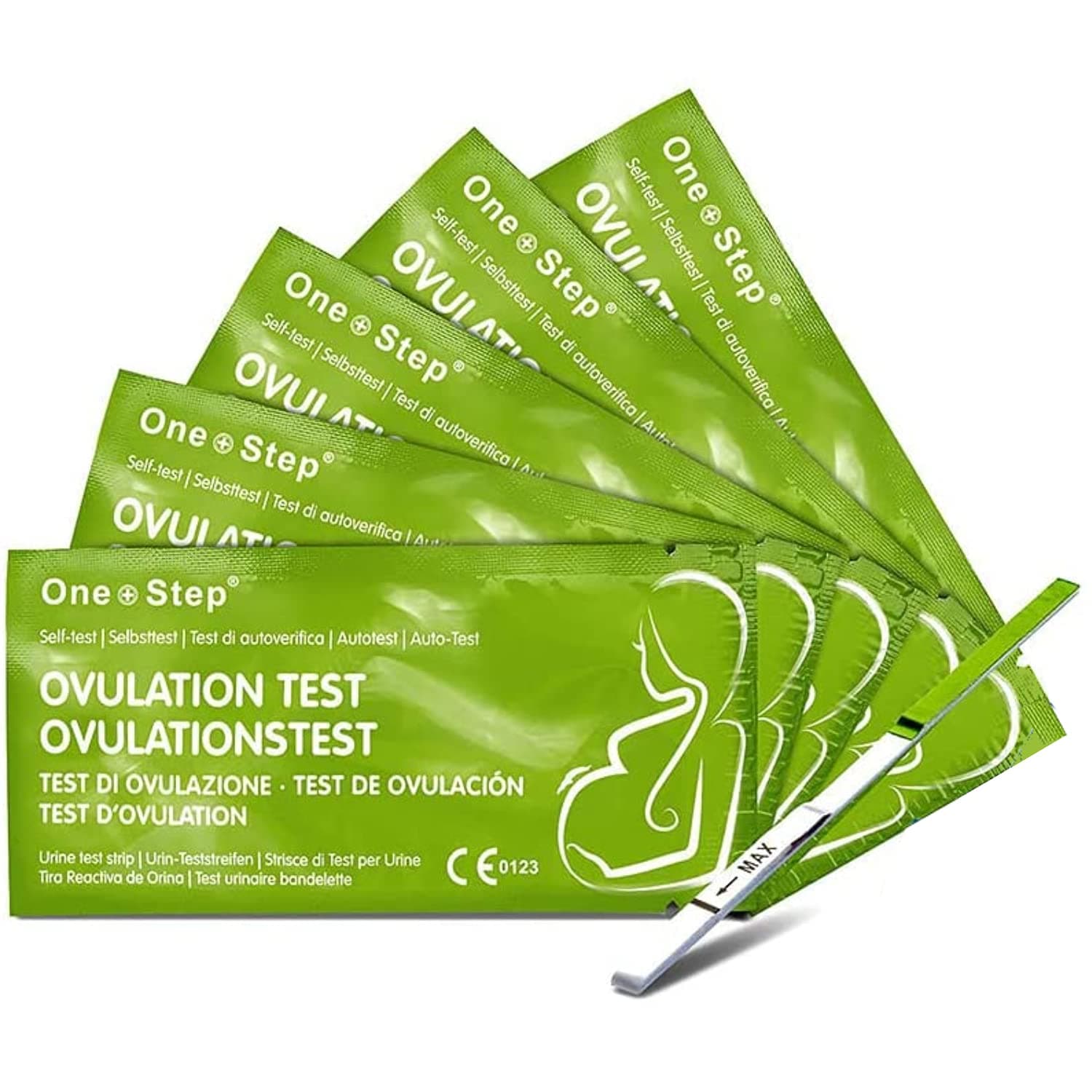 One Step: 10 Ovulation Tests - Highly Sensitive Ovulation/Fertility Tests - 20miu/ml Ovulation Tests