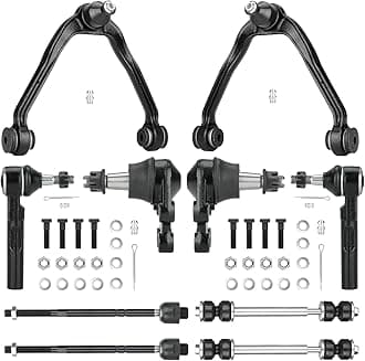 Youxmoto 2WD Front Suspension Kit Upper Control Arms Lower Ball Joints Fit for Chevrolet Silverado 1500 1999-2006, Fit for GMC Sierra 1500 1999-2006 (w/Coil Spring Sus)-10 pcs