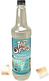 Toasted Marshmallow Sugar Free Syrup Designed for Coffee, Hot Cocoa, Toasted Marshmallow Flavoring, Zero Calorie Flavoring, Keto Friendly, Sugar Free