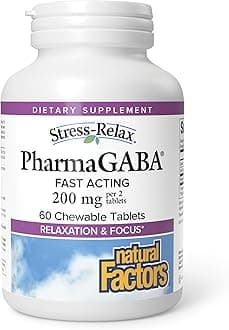 Gaba Stress Relax 100 Mg Chewable 60 Tablets